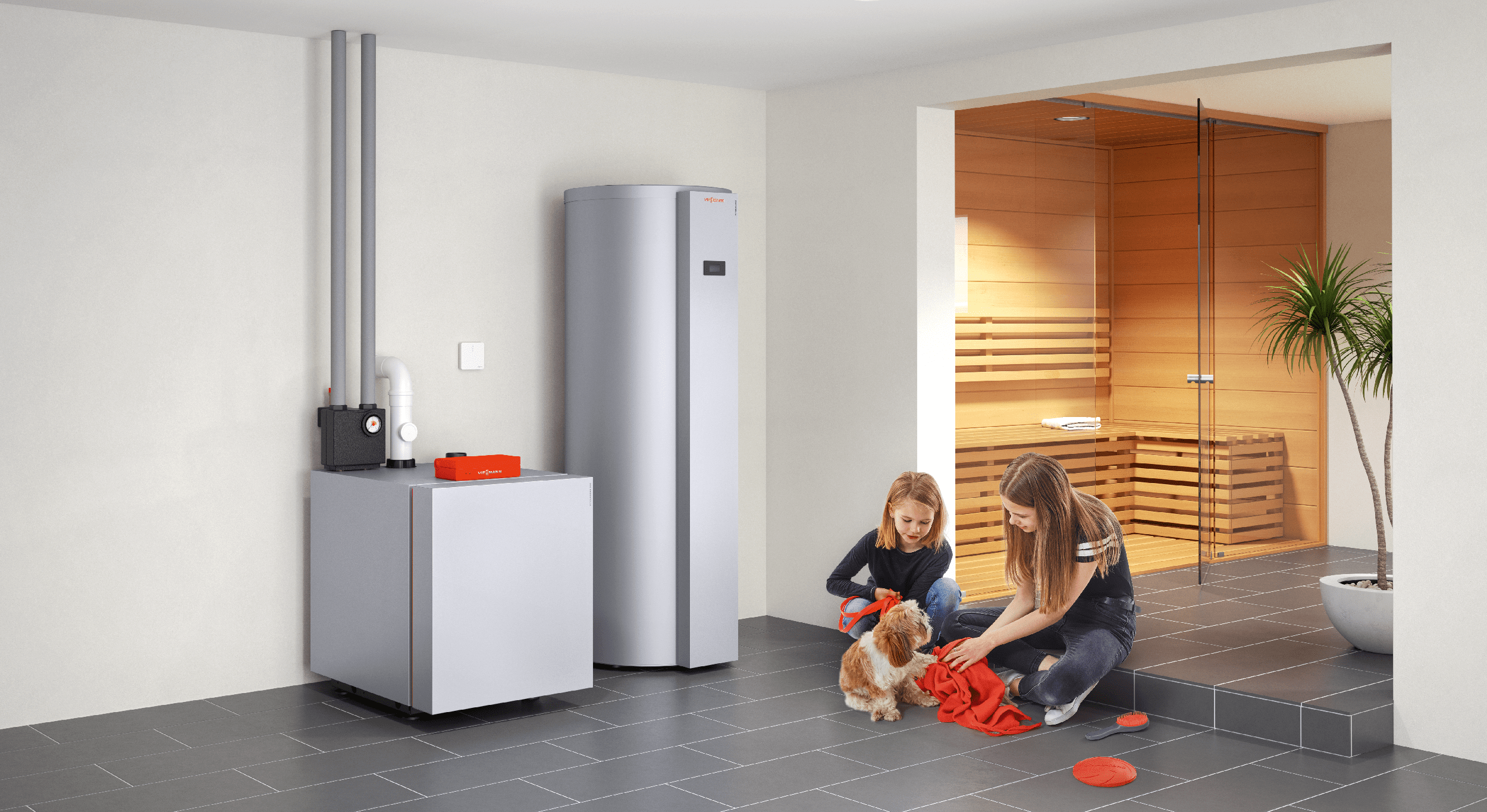 Moderne Heizungsanlage